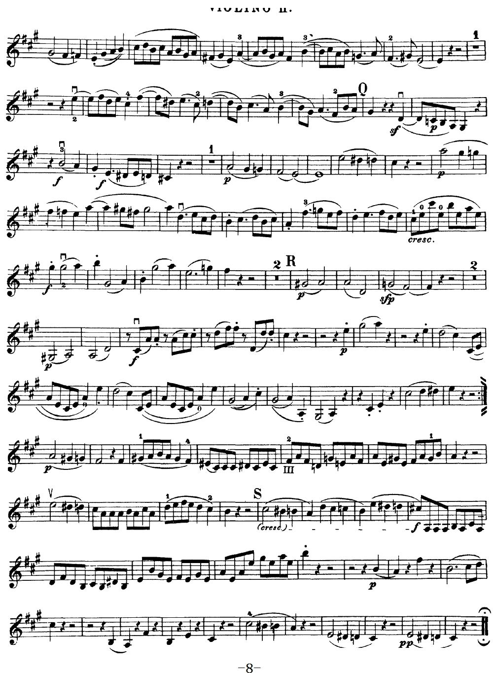 Mozart Quartet No 18 in A Major K 464 Violin 2(ʮ�ּ�����)8