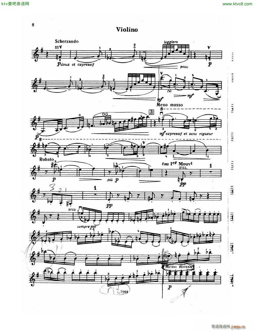 Debussy Violin Sonata Vn(����V)8