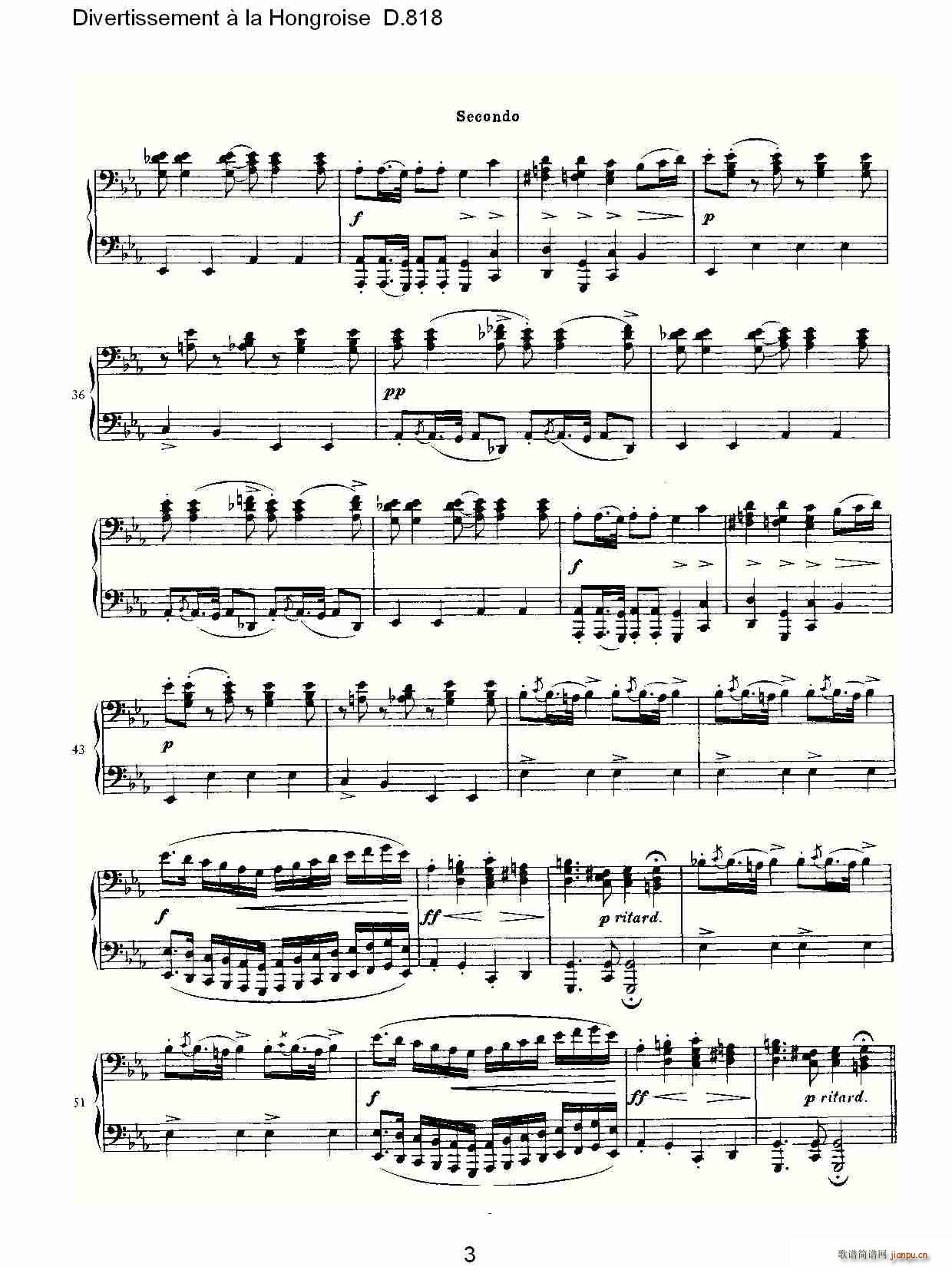 Divertissement �� la Hongroise D.818(ʮ�ּ�����)3