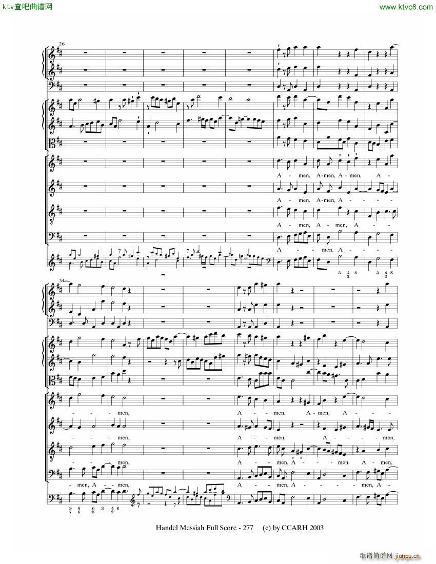 G F Handel Messiah Open Score ��(����V)36