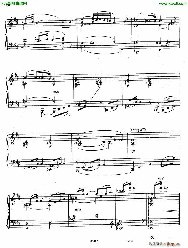 Gliere 25 Preludes op30 Book1(����V)18