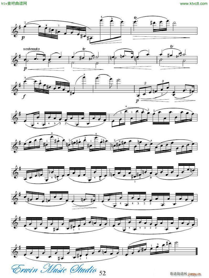 ���R�ɠ� 42�׾�����Rudolphe Kreutzer 42 Studies 22 28(ʮ�ּ�����)8