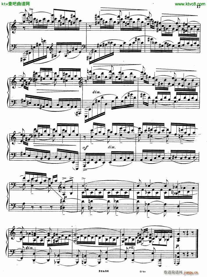 Gliere 25 Preludes op30 Book4(����V)16