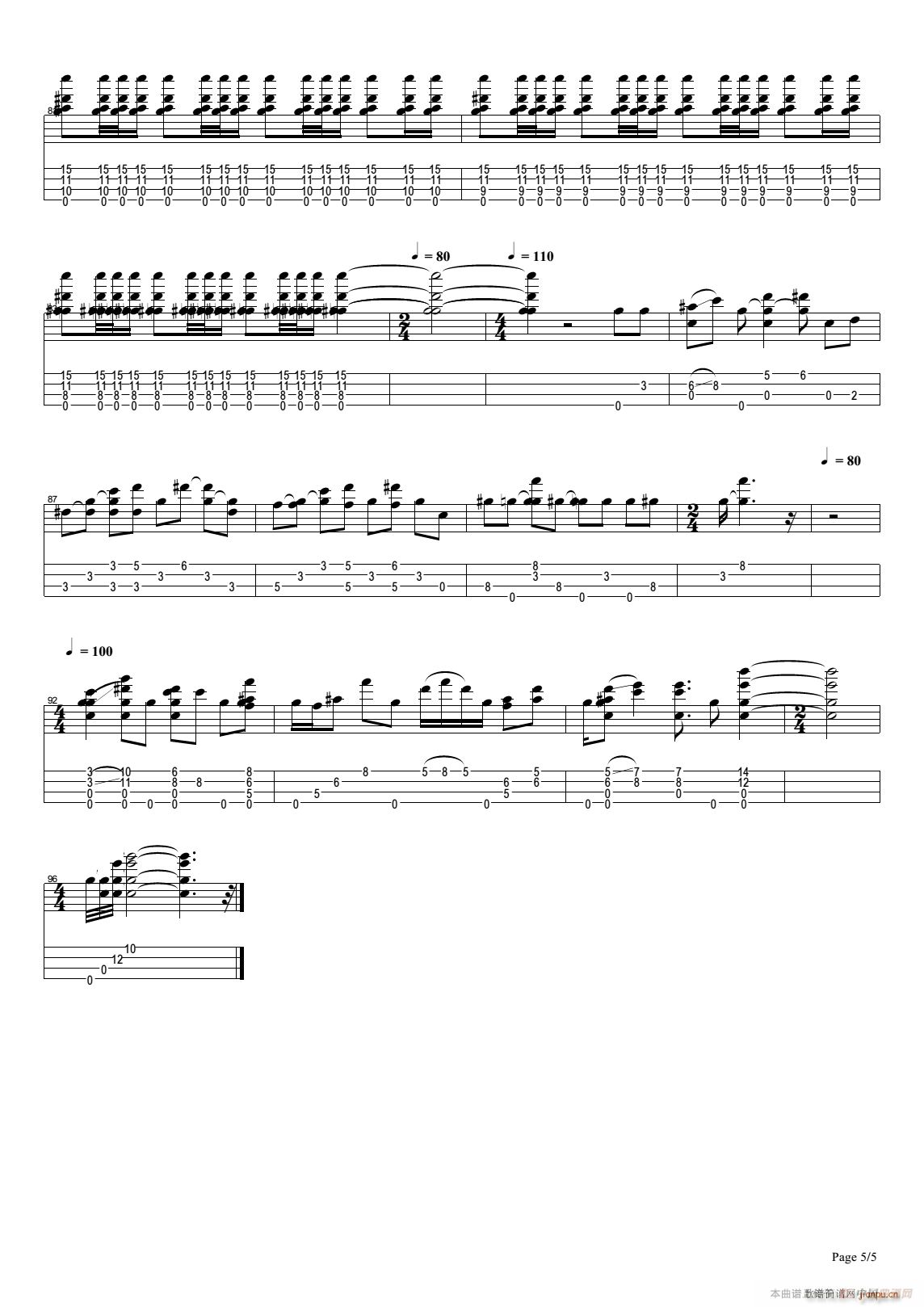 While My Guitar Gently Weeps �ȿ�����ָ���V(�����V)5