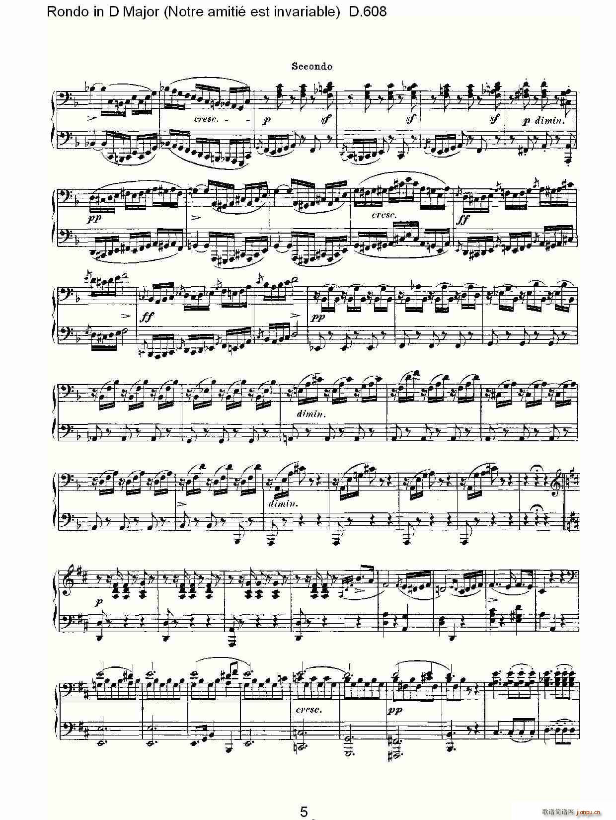 Rondo in D Major(ʮ�ּ�����)5