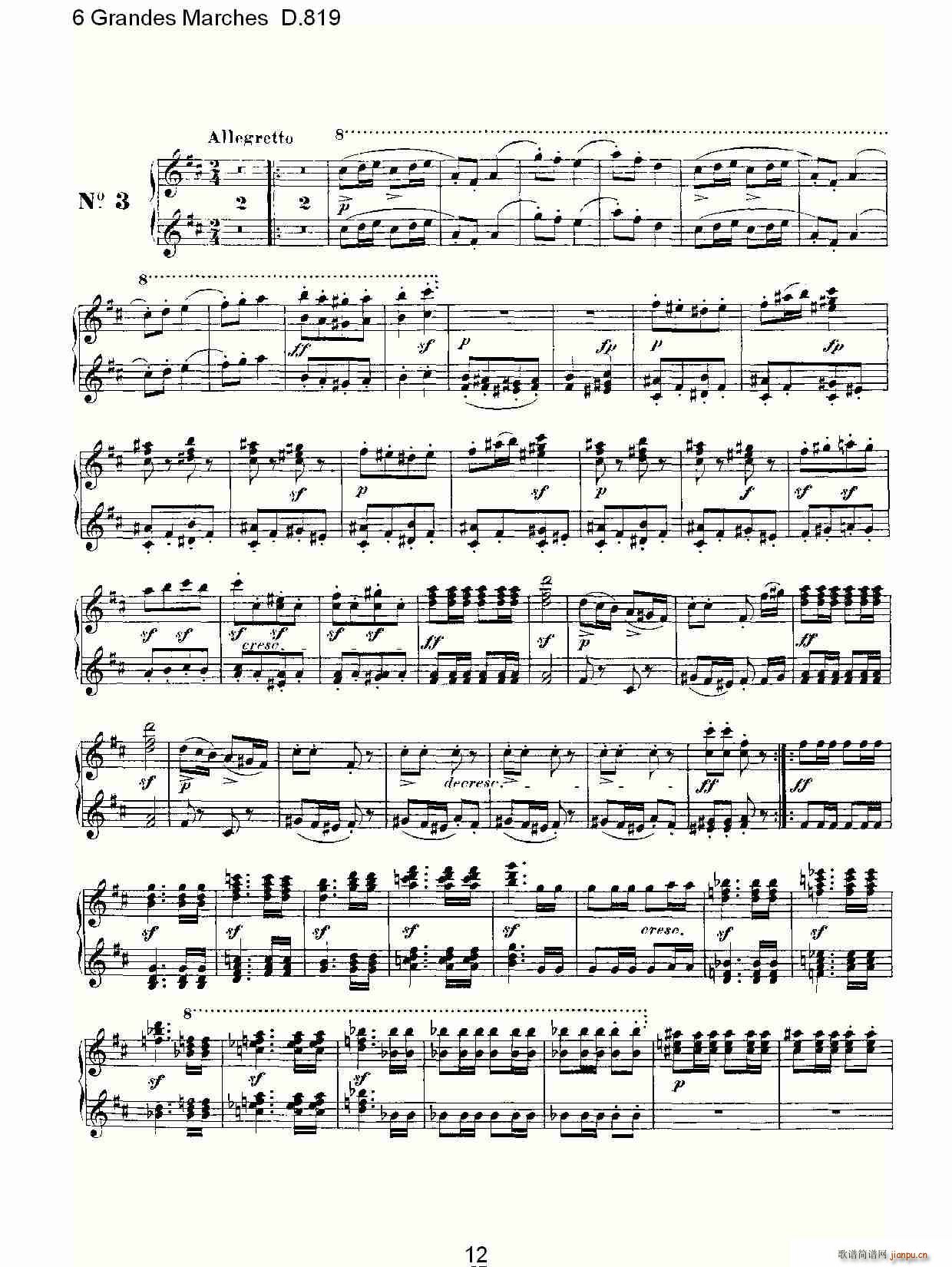 6 Grandes Marches D.819(ʮ�ּ�����)12