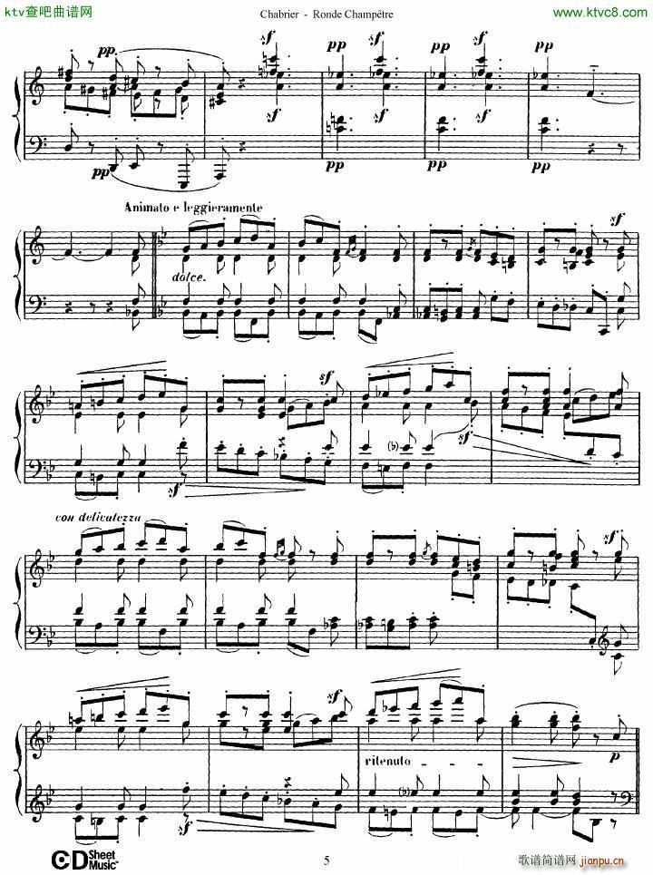 Chabrier Ronde Champ��tre(����V)5