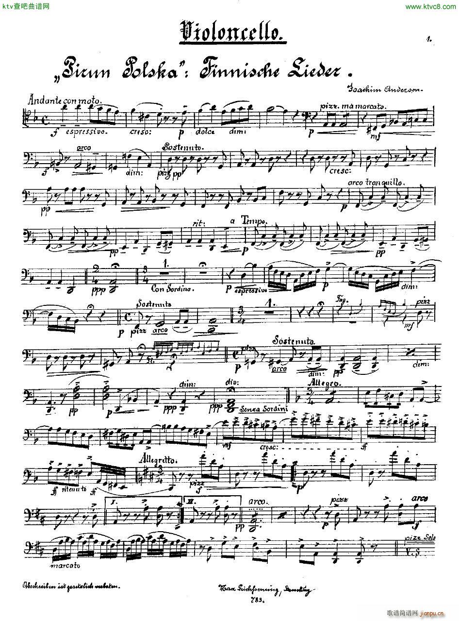 Andersen op 49 Pirun Polska orch(����V)8