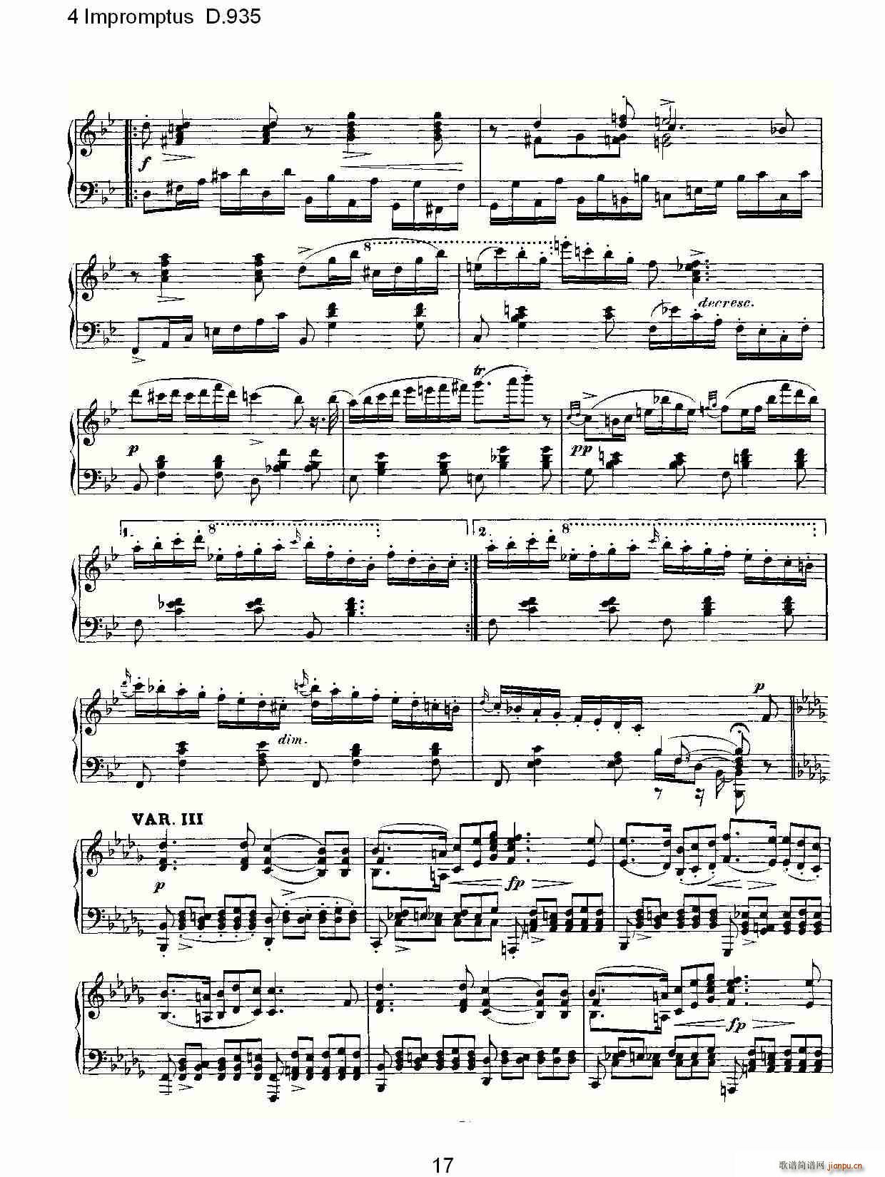 4 Impromptus D.935(ʮ�ּ�����)17