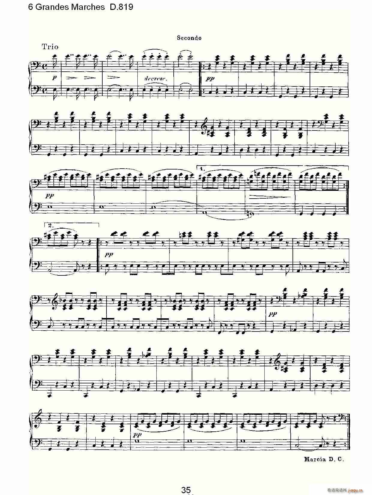 6 Grandes Marches D.819(ʮ�ּ�����)35