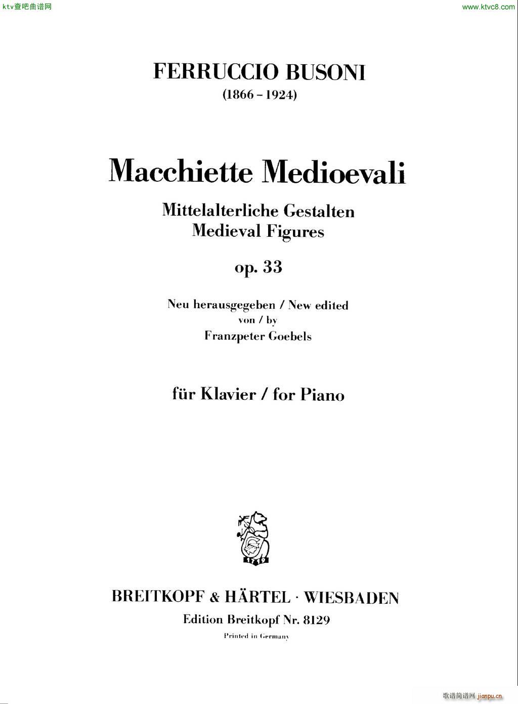 Medieval Figures op 33(����V)1