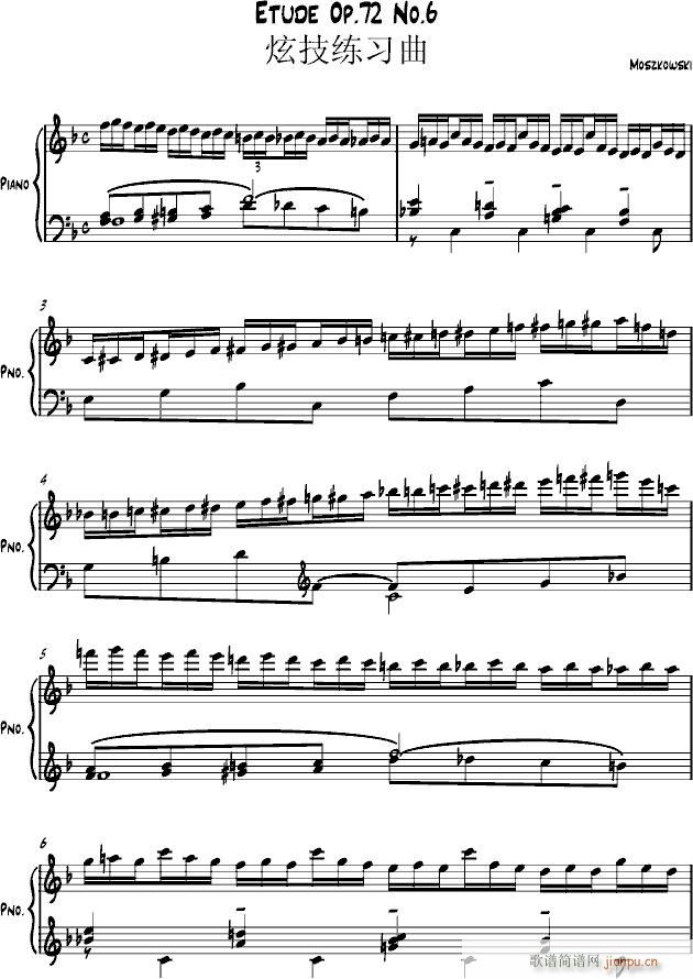 Etude Op 72 No 6(����V)1