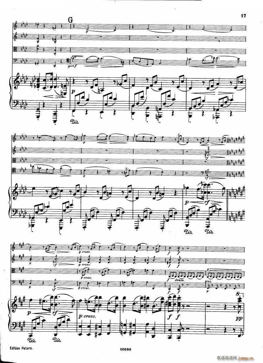 Brahms op 34 Piano Quintet f minor score һ(����V)15