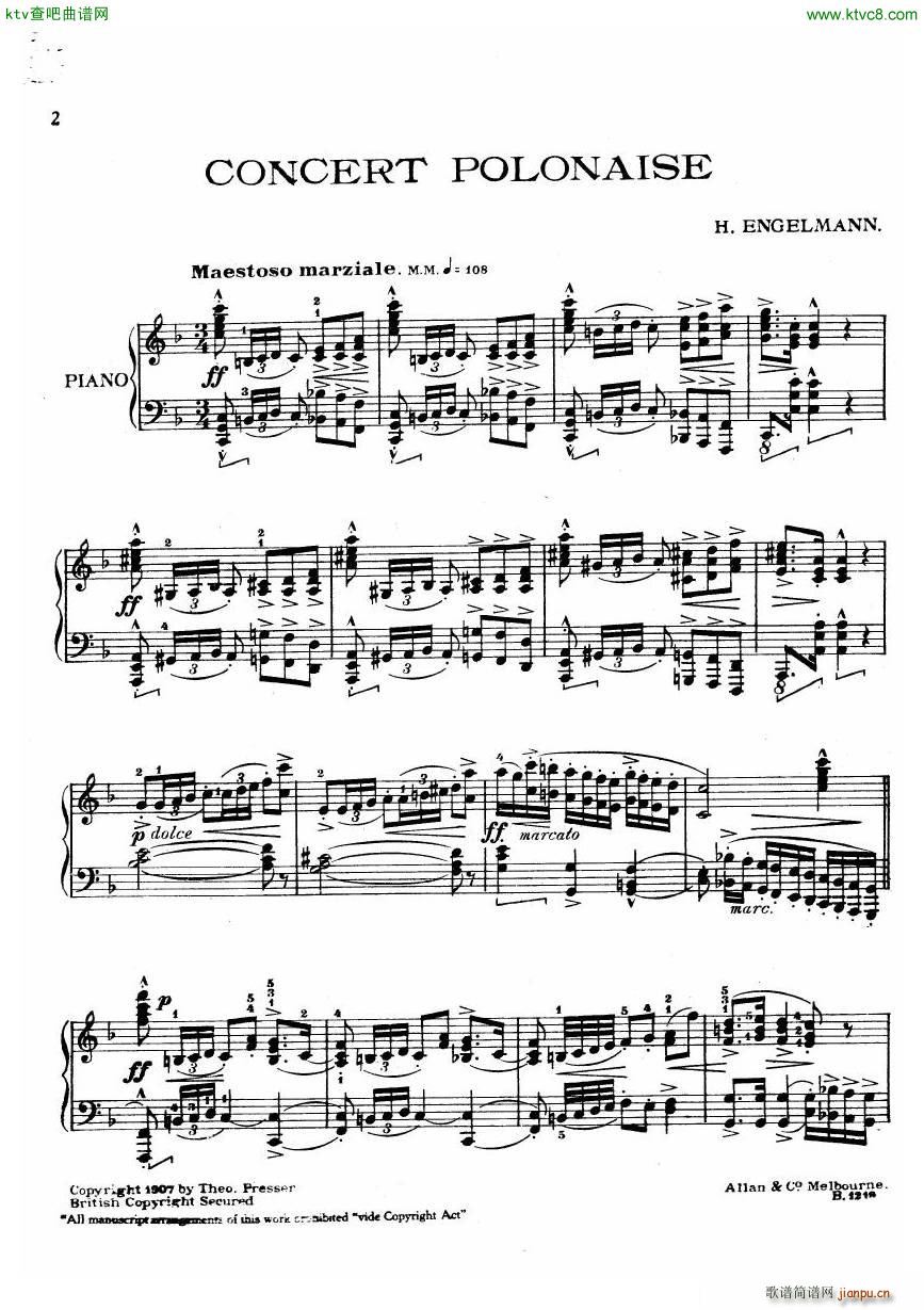 Engelmann Concert Polonaise(����V)1