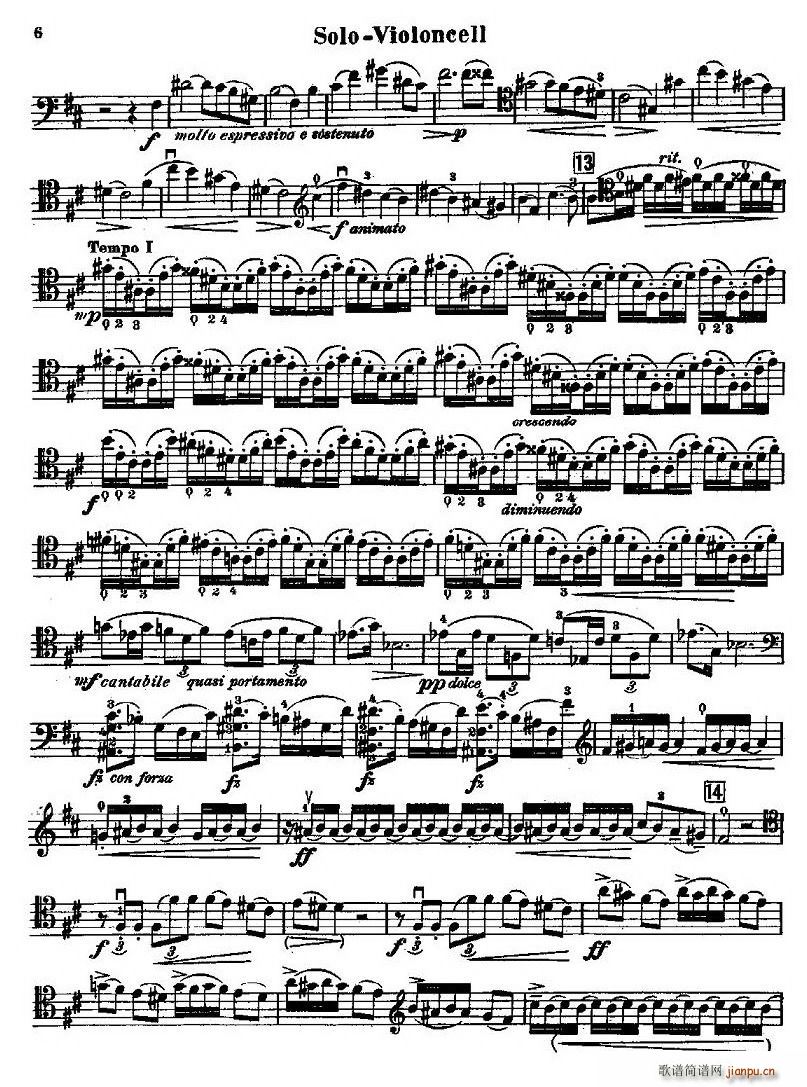 CELLO CONCERTO in B minor(�������V)6