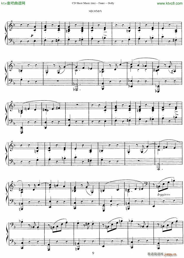 Faur�� op 56 Dolly Suite(����V)10