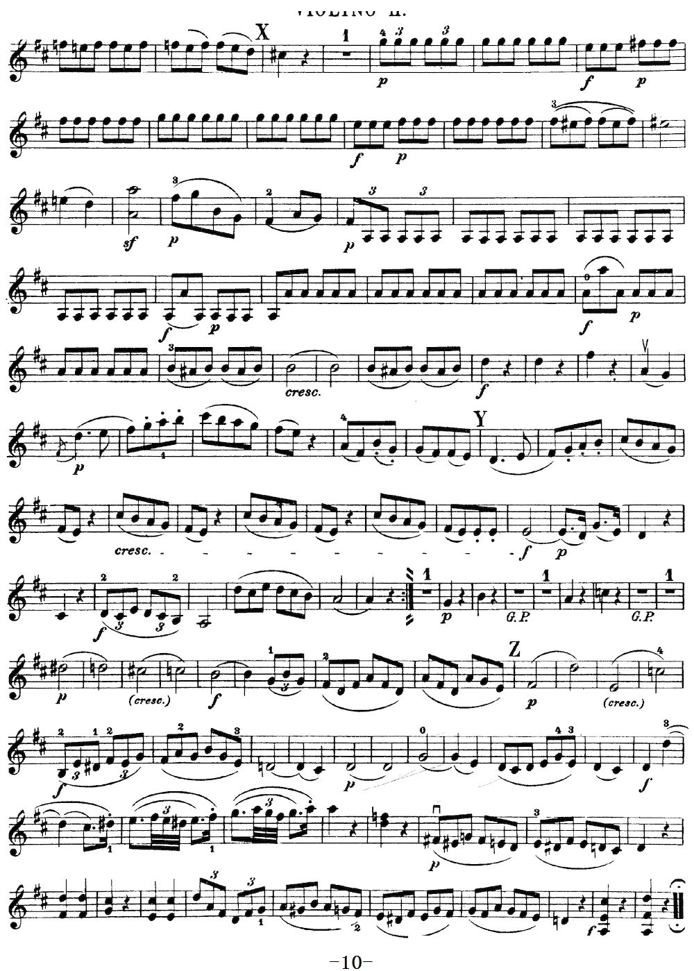 Mozart Quartet No 20 in D Major K 499 Violin 2(ʮ�ּ�����)3