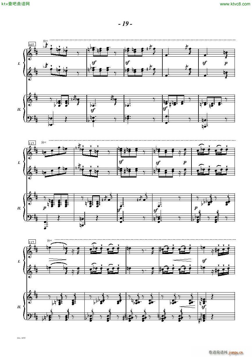 Diabelli Sonata Op33 For Two Pianos(����V)19