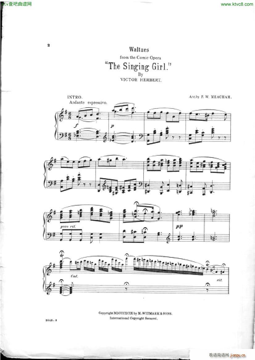 Victor Herbert The Singing Girl 1 Waltzes(����V)1
