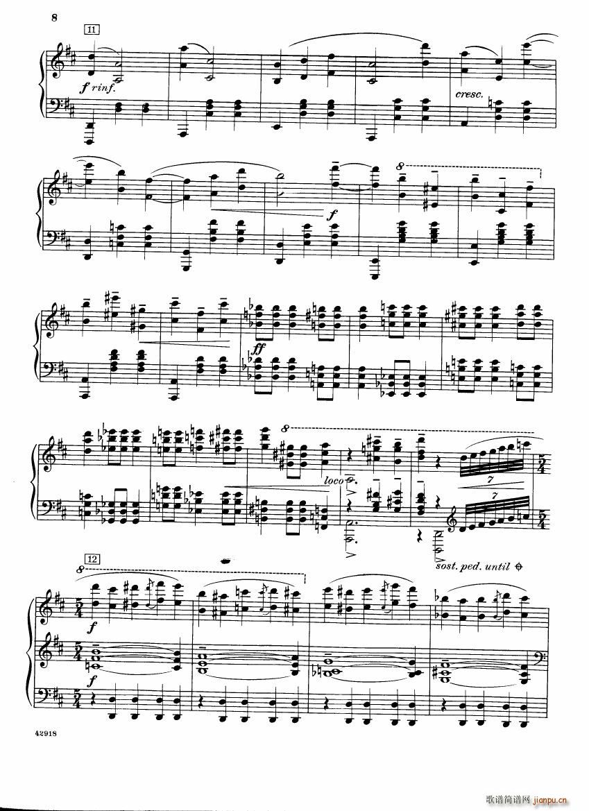 Barber op 28 Souvenirs piano solo(����V)8