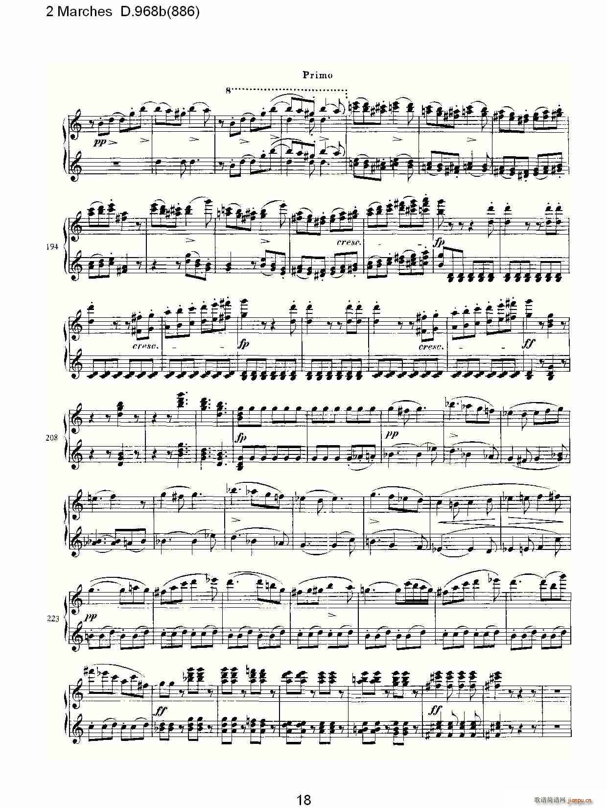 2 Marches D.968b(ʮ�ּ�����)18