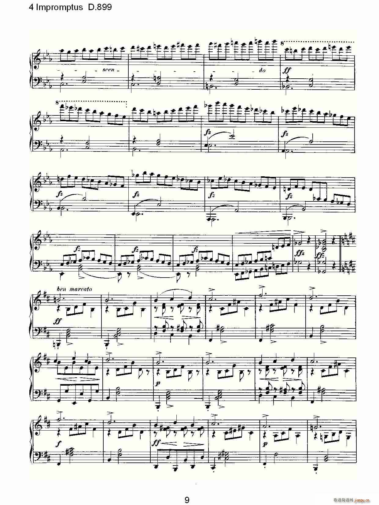4 Impromptus D.899(ʮ�ּ�����)9