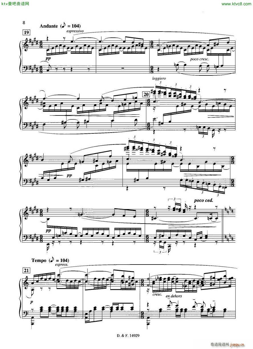 Durufl�� Op 6 Trois Danses(����V)7