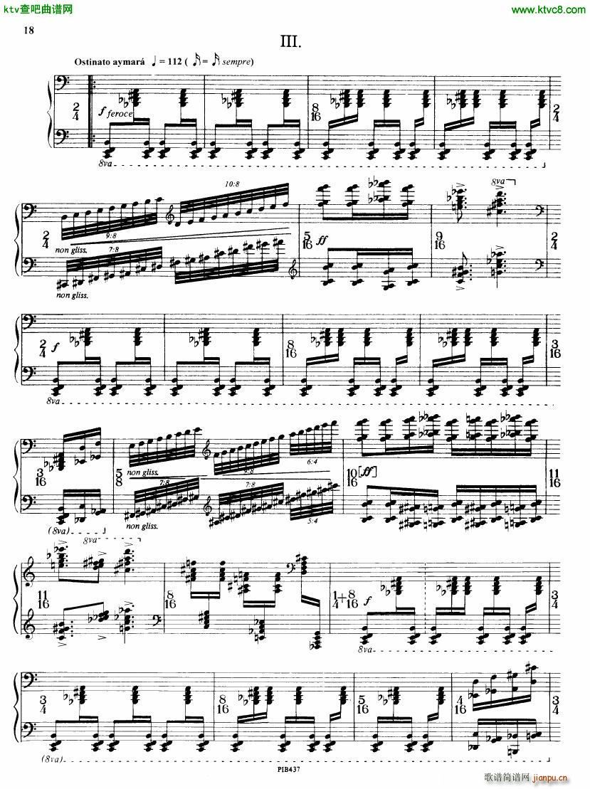 Ginastera op 53 Sonata No 2(����V)18
