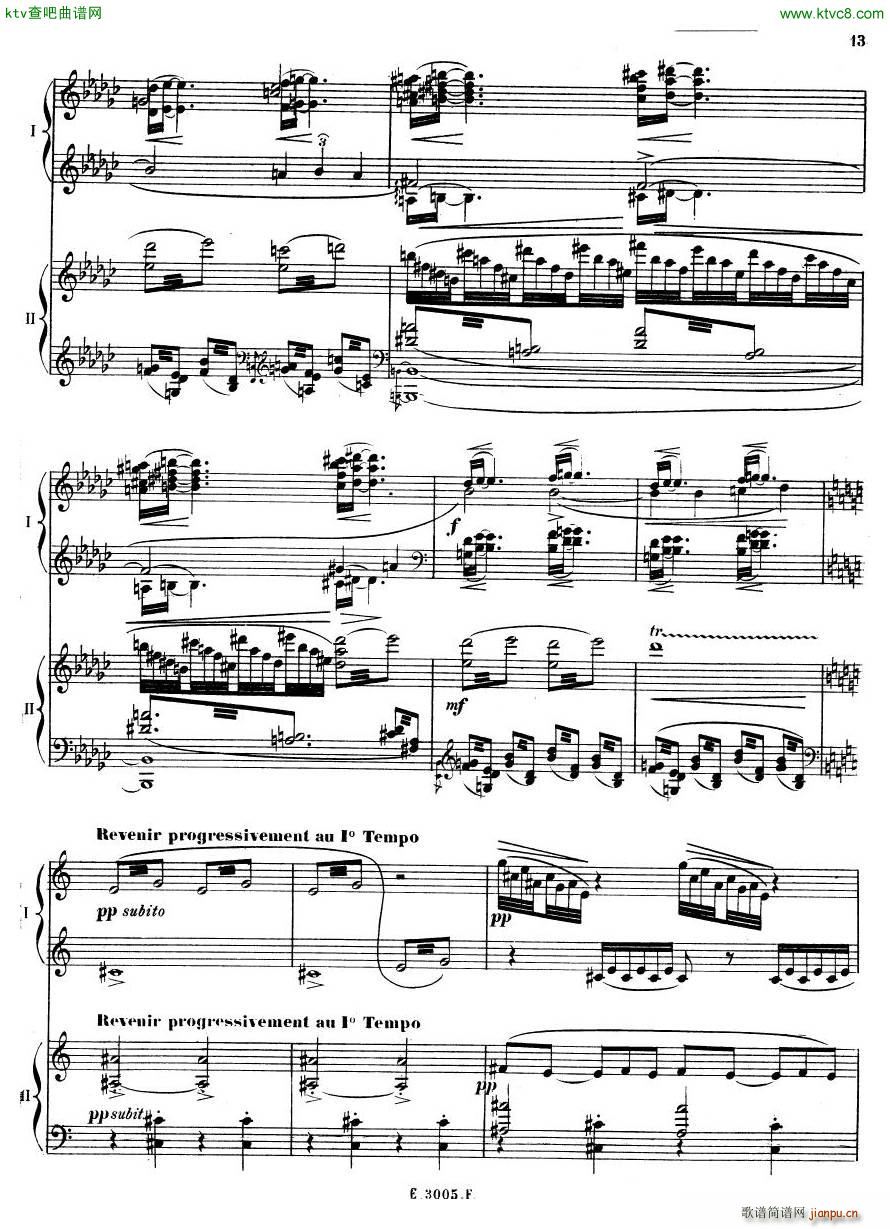 Debussy Ravel 3 Nocturnes 2pno(����V)44