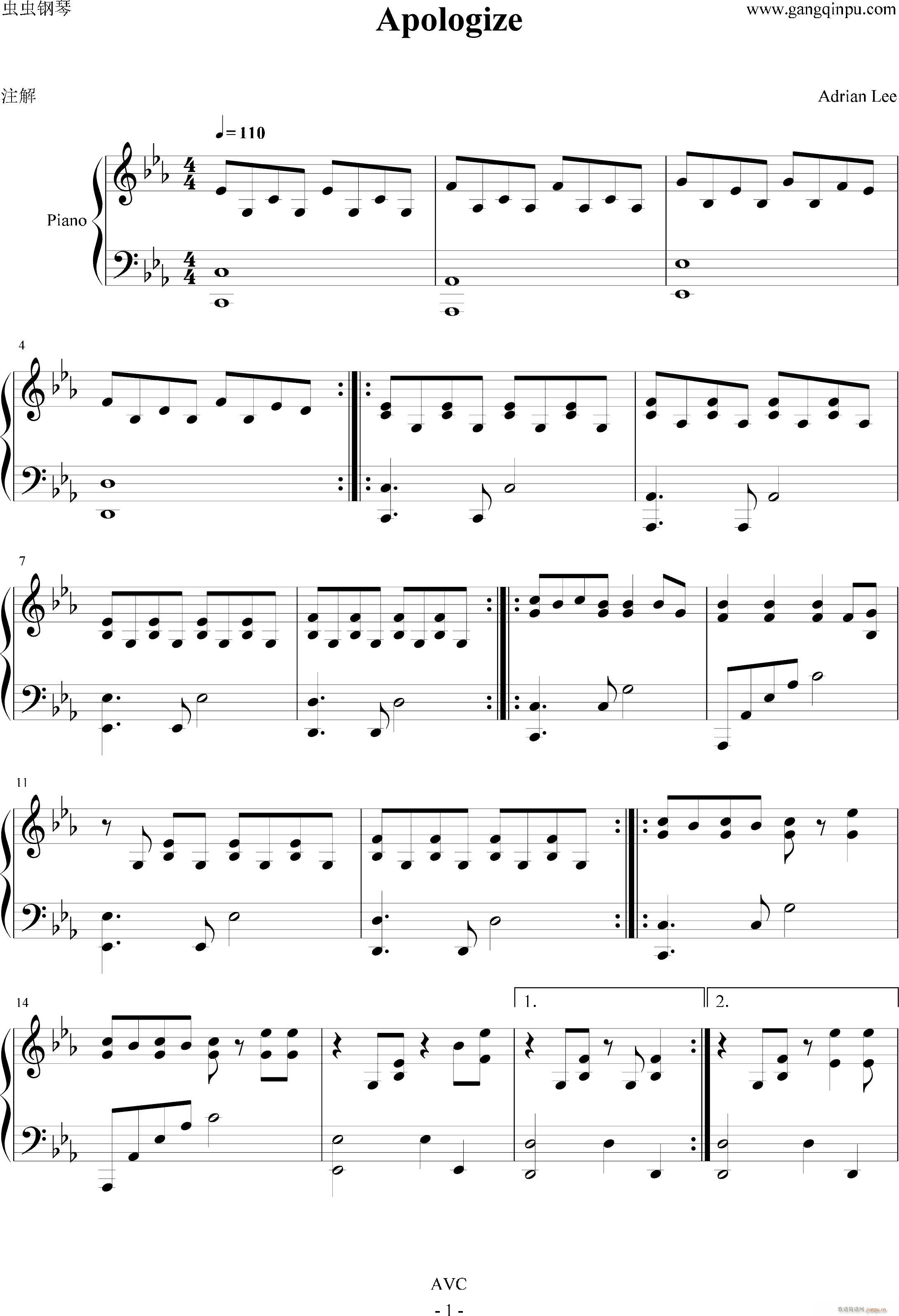 Apologize Adrian Lee�汾(����V)1