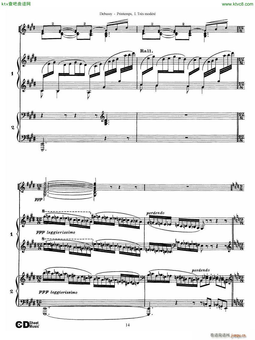 Debussy Printemps I(����V)14