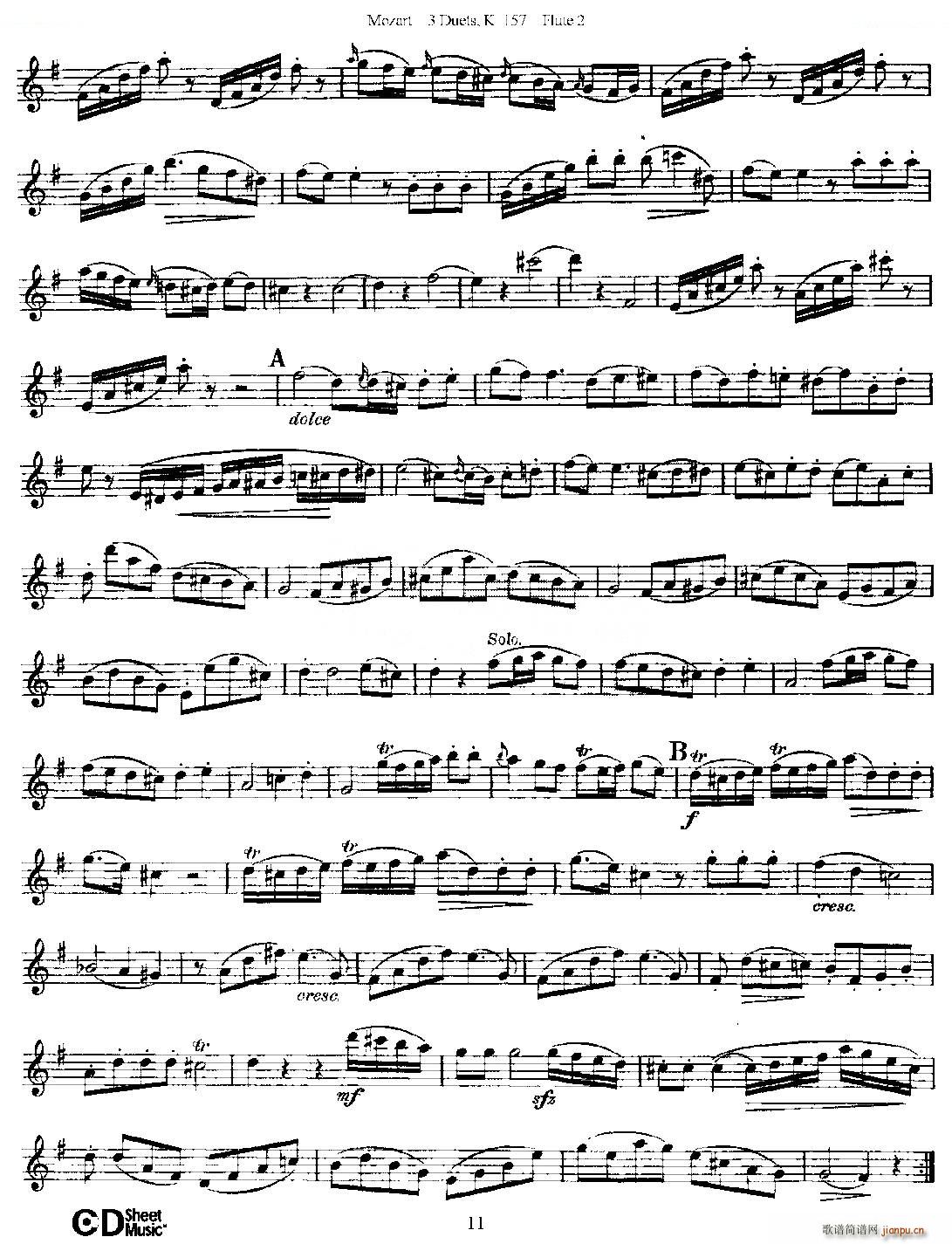 3 Duets K 157 ֮�ڶ��L(ch��ng)�� ���������� K157̖ �~��(�Ѻ��V)11