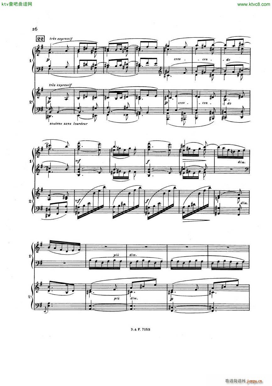 busser debussy Petite Suite 2P(����V)26