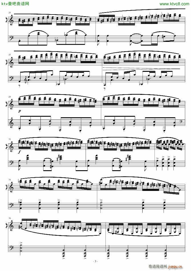 Etude in A Minor(����V)3