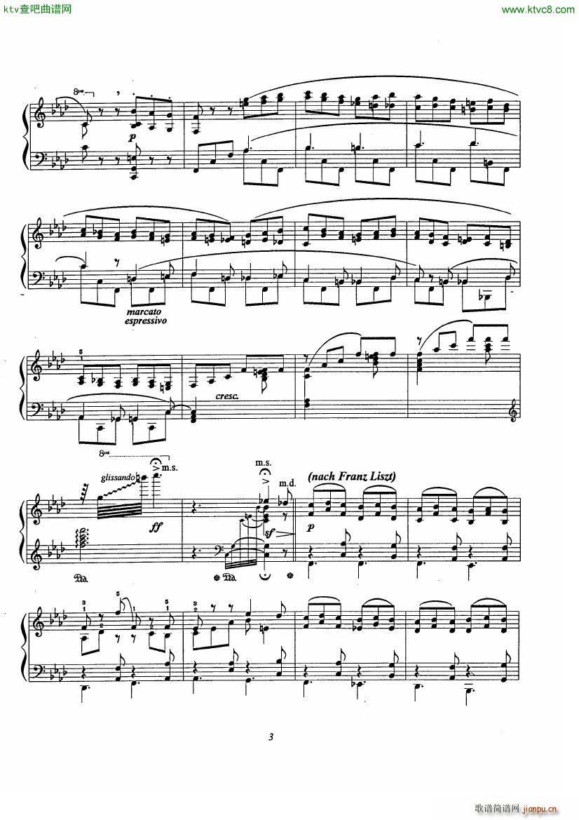 Etude No 9 D apr��s Rossini(����V)3
