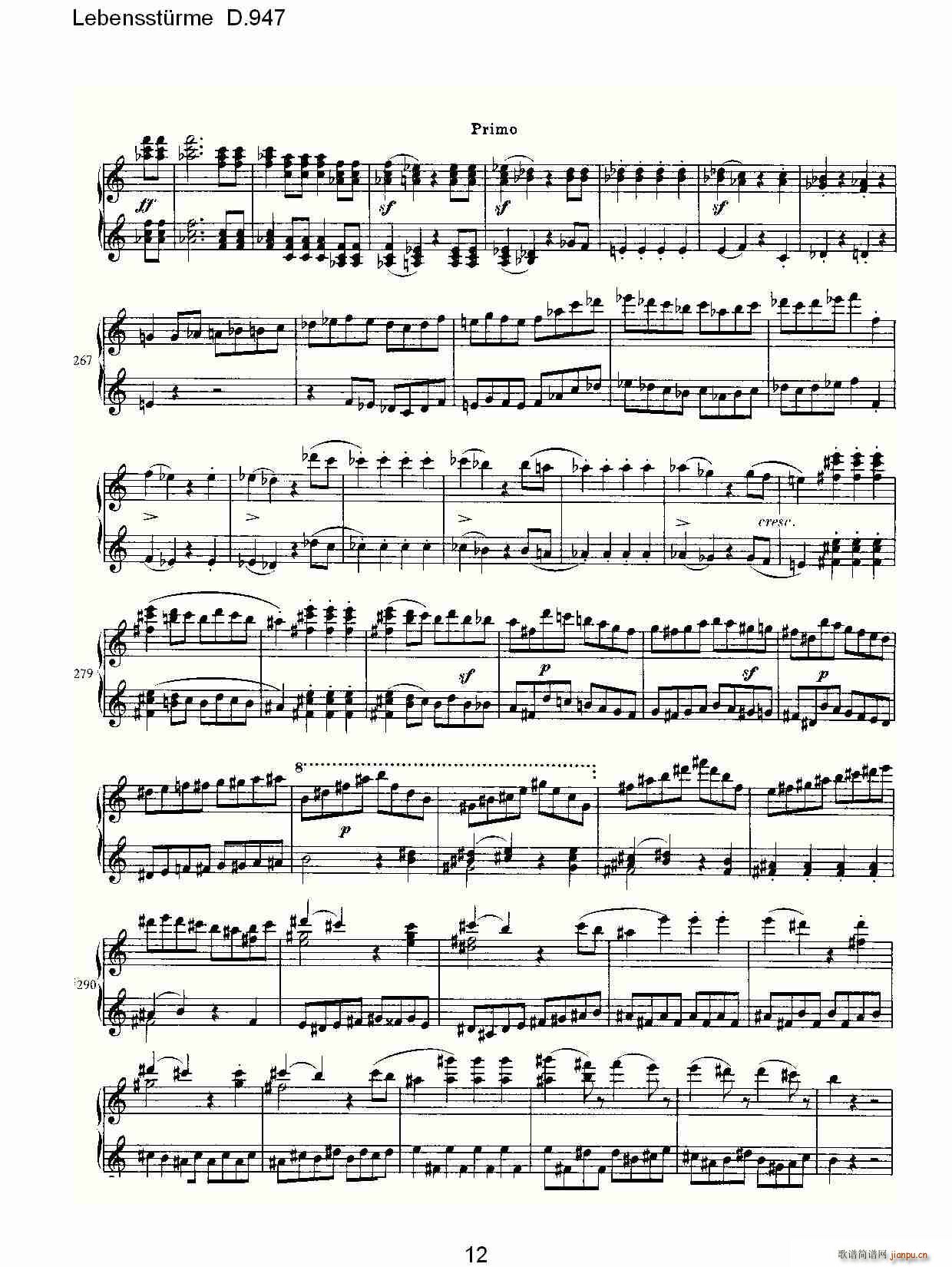 Lebensst��rme D.947(ʮ�ּ�����)12