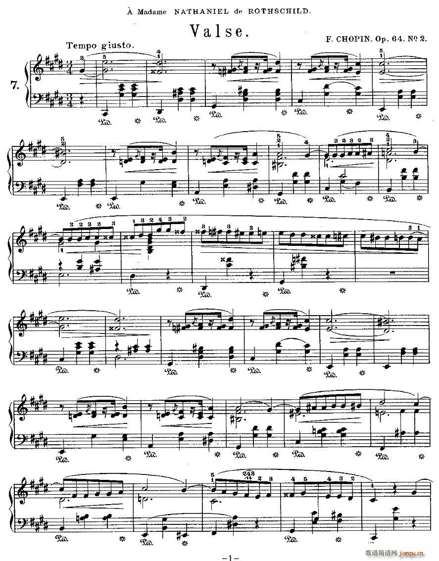 valse��Op.64, No.2(ʮ�ּ�����)1
