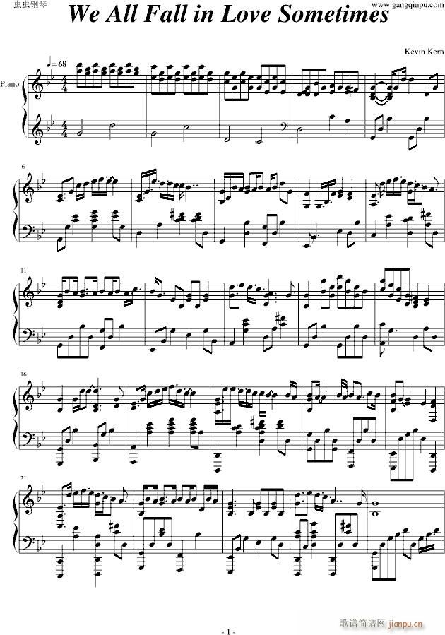 We All Fall in Love Sometimes(����V)1