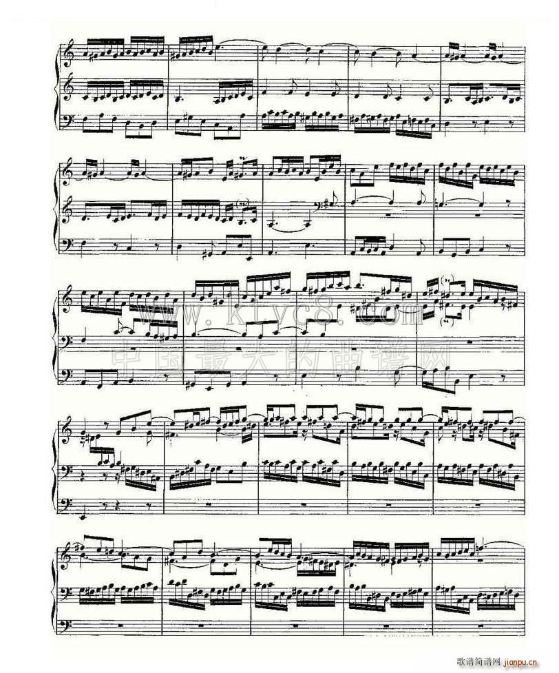 Prelude and Fugue in A Minor BWV 543 ���L(f��ng)���V(ʮ�ּ�����)6