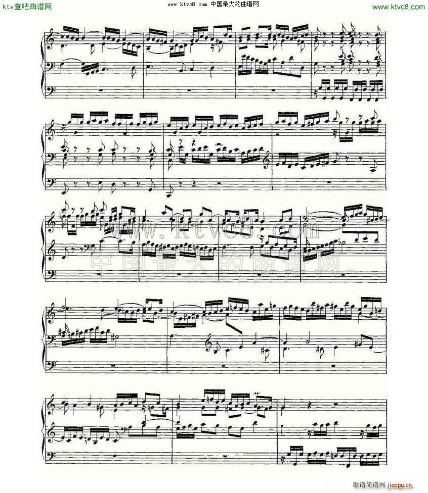 Prelude and Fugue in C Major BWV 531 ���L(f��ng)���V(ʮ�ּ�����)5