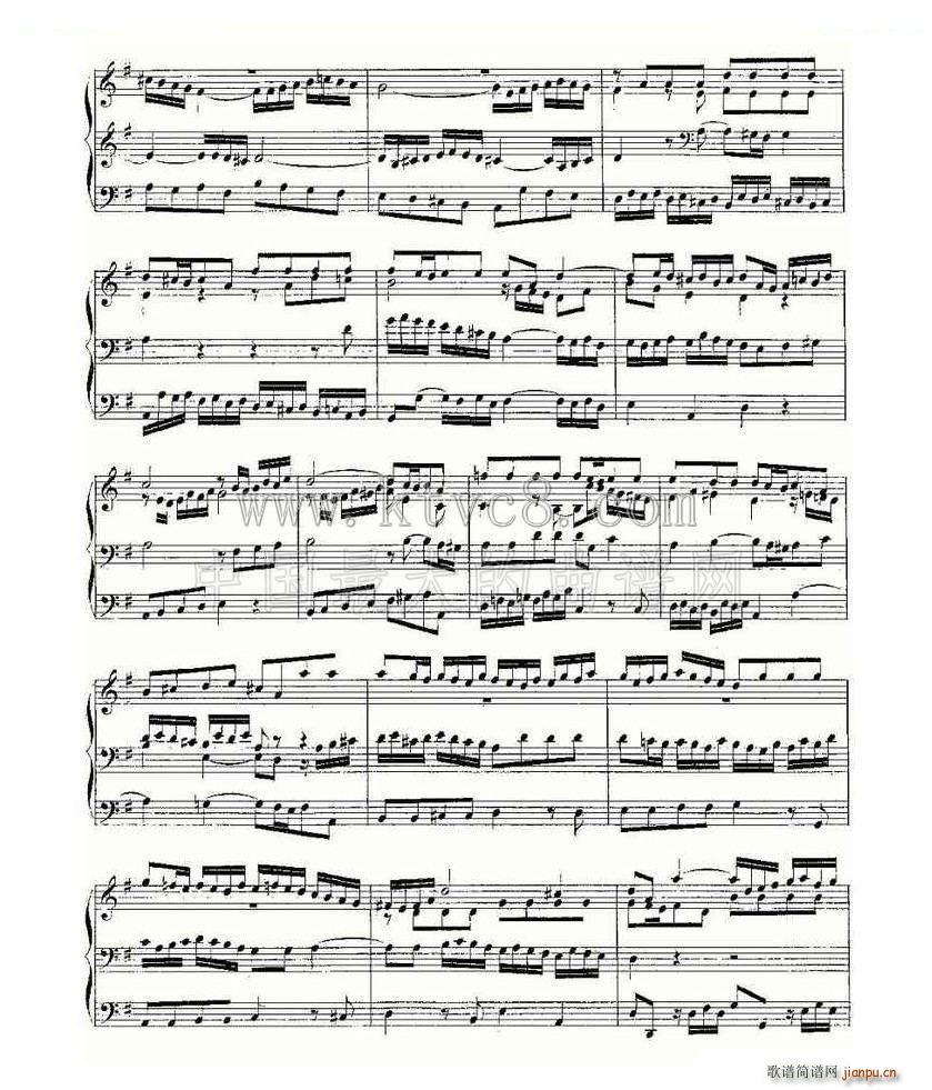 Prelude and Fugue in G Major BWV 541 ���L(f��ng)���V(ʮ�ּ�����)5