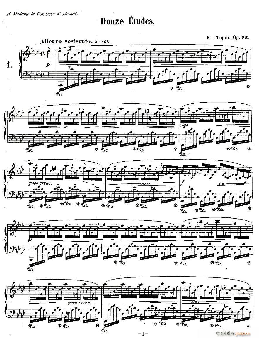 Ф����پ�������Op.25֮һ(����V)1