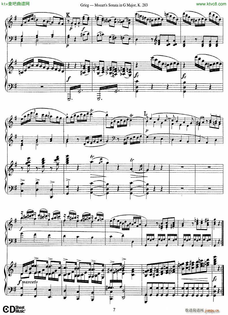Grieg Sonata K 582 Mozart 2nd Piano Grieg(����V)7