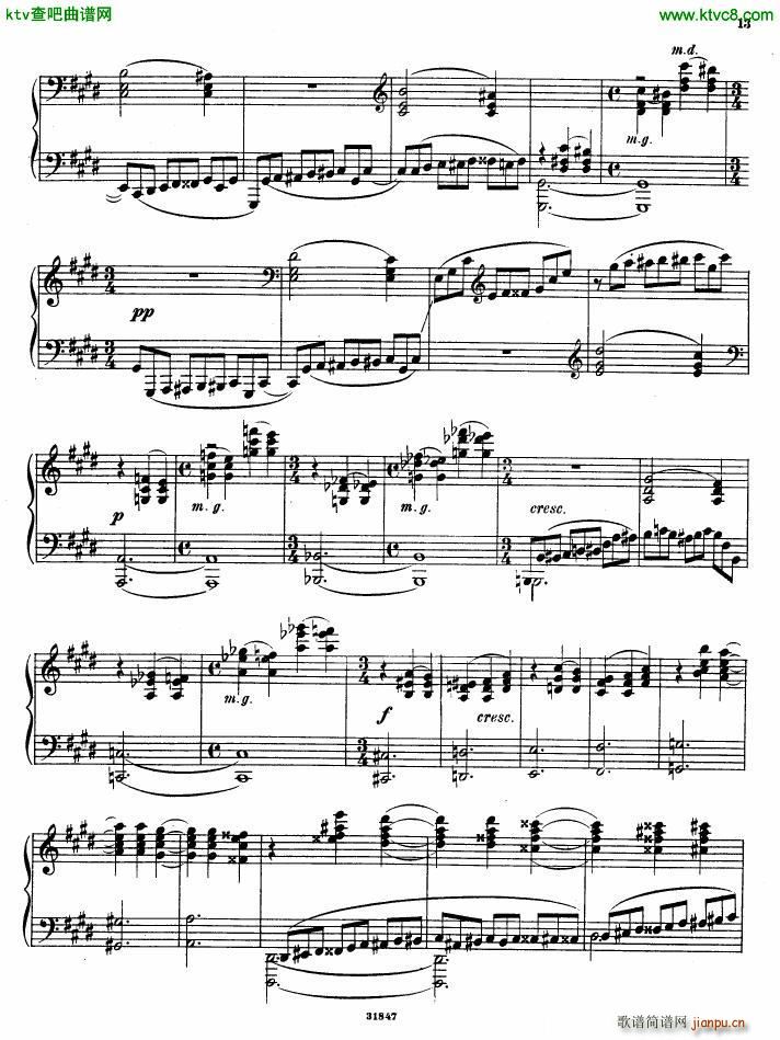 Gliere 25 Preludes op30 Book1(����V)11