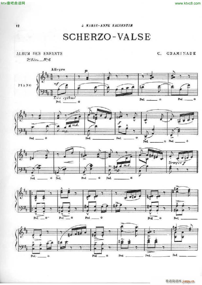 Chaminade Album des enfants 2e s��rie op 126(����V)11