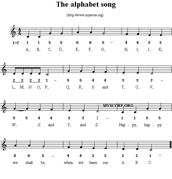 Ӣ�ă��裺Thealphabetsong(����)1