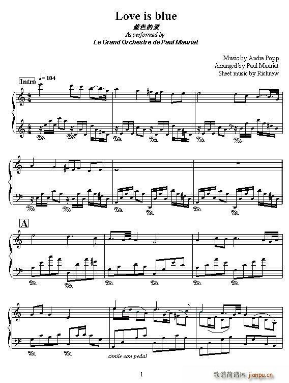 Love Is Bule(ʮ�ּ�����)1