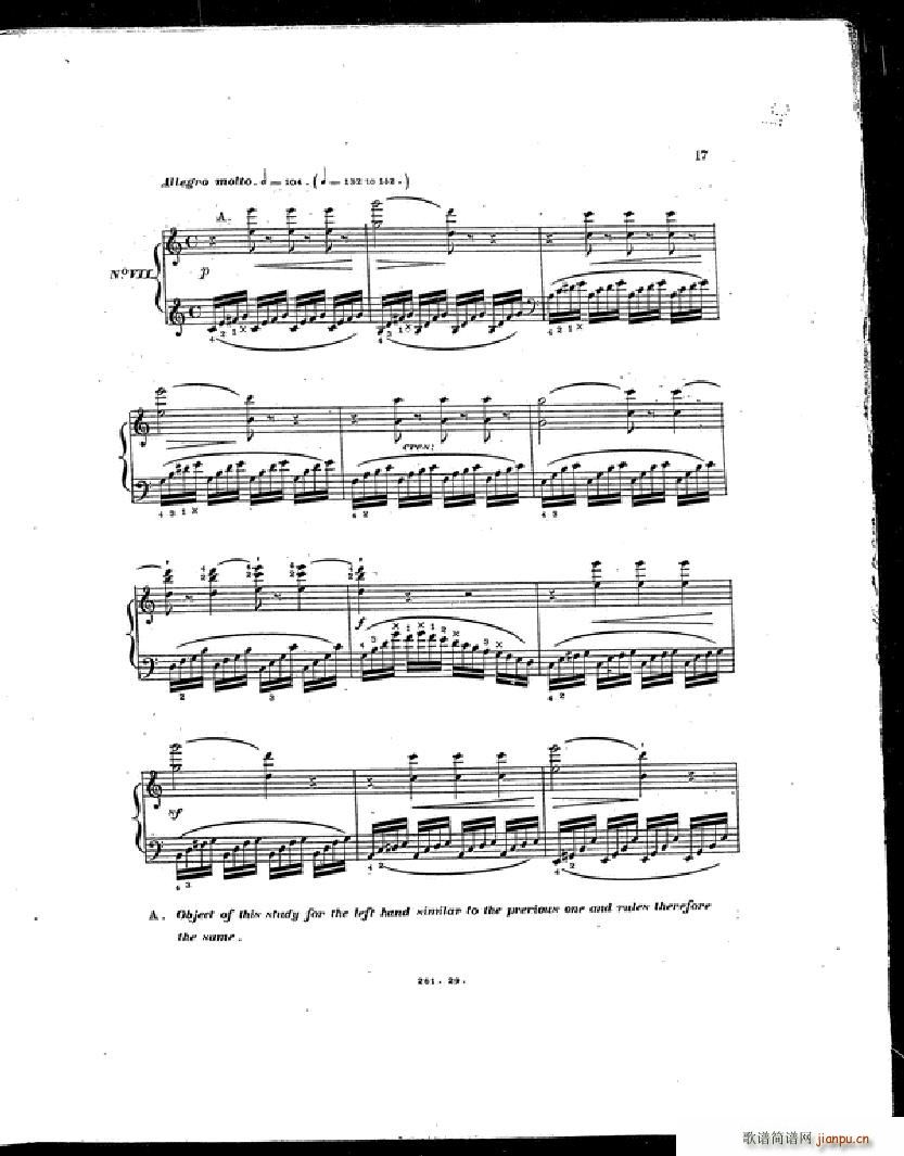 Czerny Etudes de la Velocite(����V)14