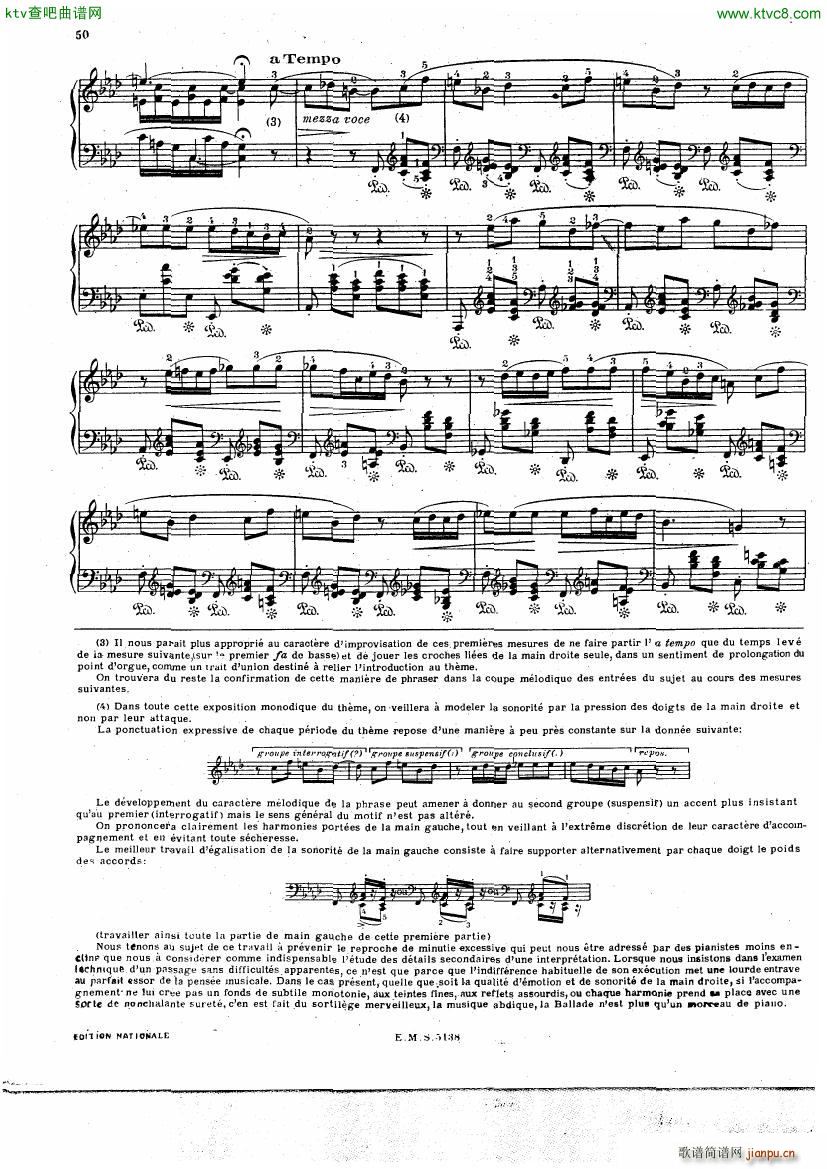 Chopin Cortot 4 Ballades ��(����V)9