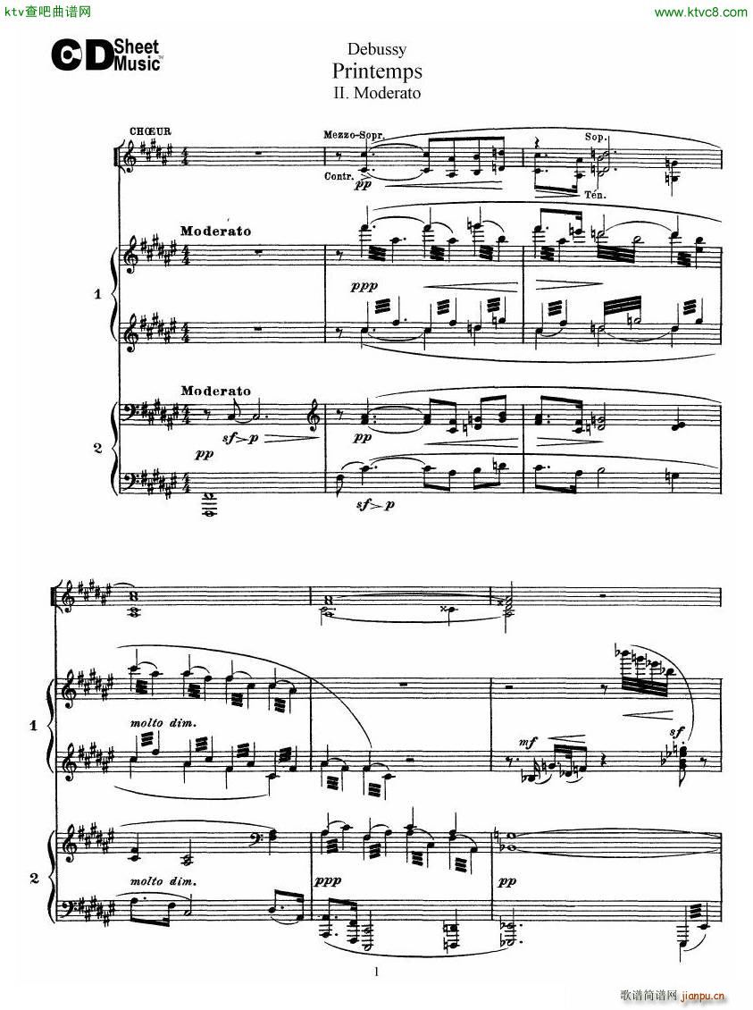 Debussy Printemps II(����V)1